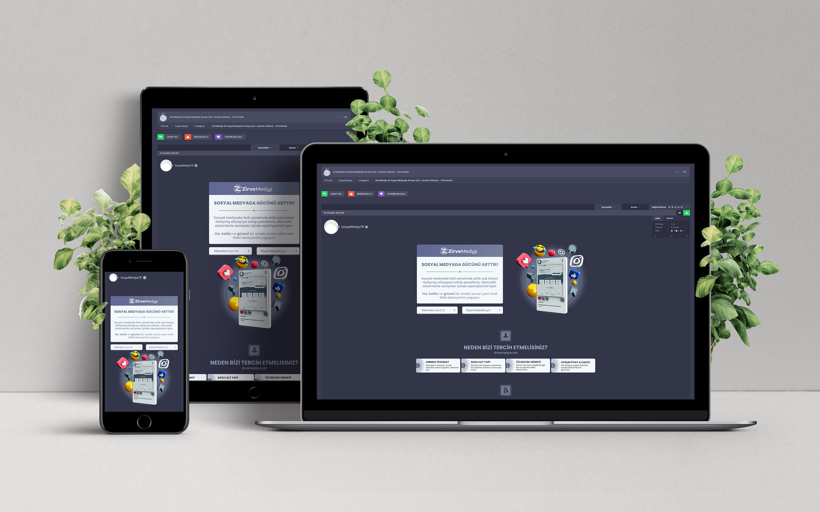 Sosyalmedyatr Konu Tasarımı